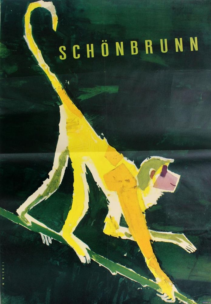 Große Abbildung Nr.41: 122-2276 Tiergarten Schönbrunn.: (Plakate, Zoologie)
