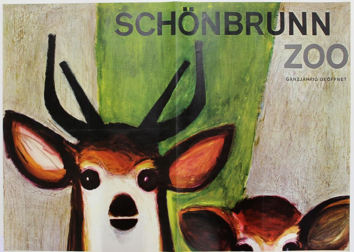 Große Abbildung Nr.53: 122-2276 Tiergarten Schönbrunn.: (Plakate, Zoologie)