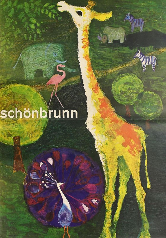 Große Abbildung Nr.61: 122-2276 Tiergarten Schönbrunn.: (Plakate, Zoologie)