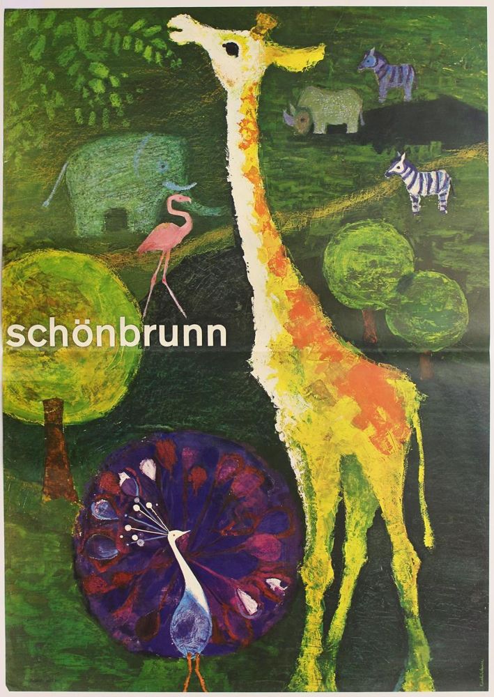 Große Abbildung Nr.62: 122-2276 Tiergarten Schönbrunn.: (Plakate, Zoologie)