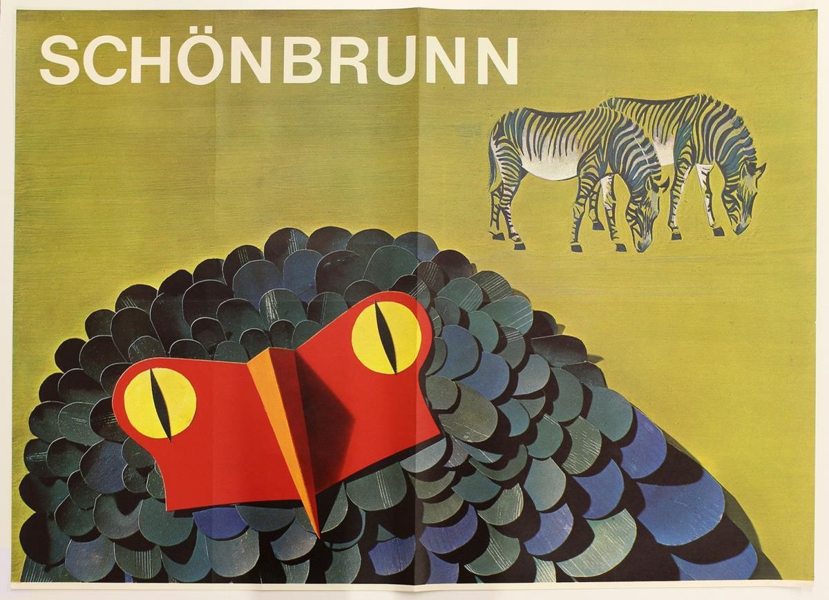 Große Abbildung Nr.72: 122-2276 Tiergarten Schönbrunn.: (Plakate, Zoologie)