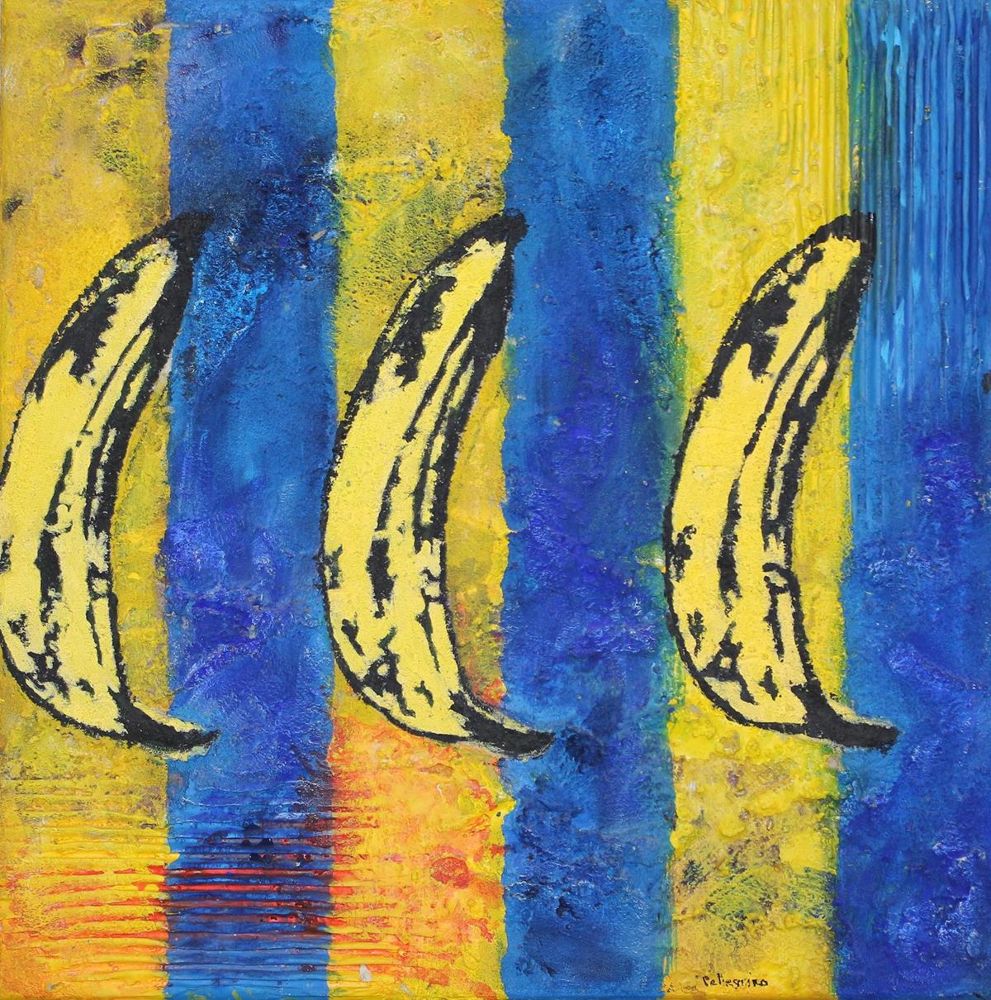 Große Abbildung Nr.1: 122-2336 Bananen.: (Künstlergraphik)