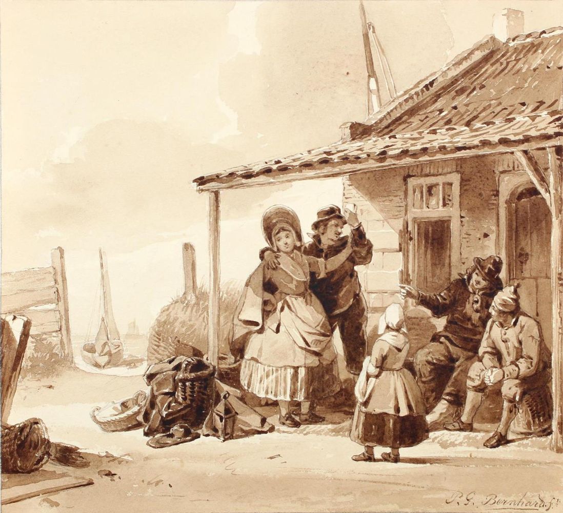 Große Abbildung Nr.1: 122-2374 Bernhard, Pieter Gerardus: (Künstlergraphik)