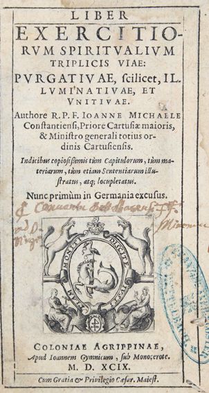 Große Abbildung Nr.1: 122-238 Michel,J.: (Alte Drucke, Handschriften und Theologie)