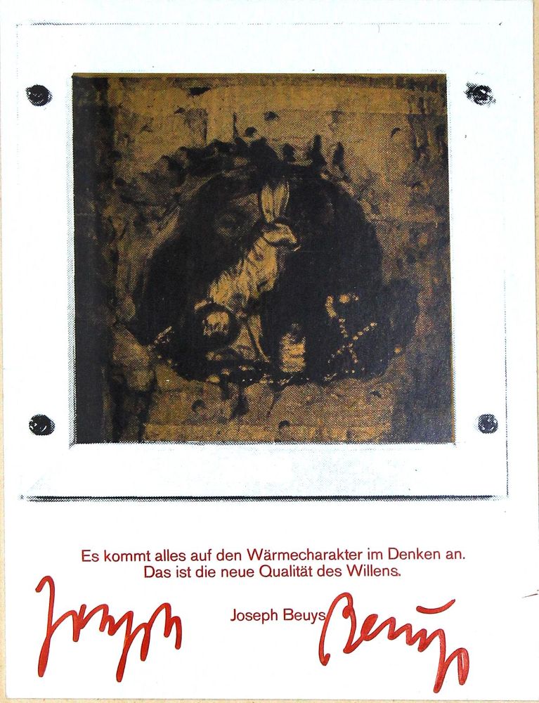 Große Abbildung Nr.3: 122-2380 Beuys, Joseph: (Künstlergraphik)