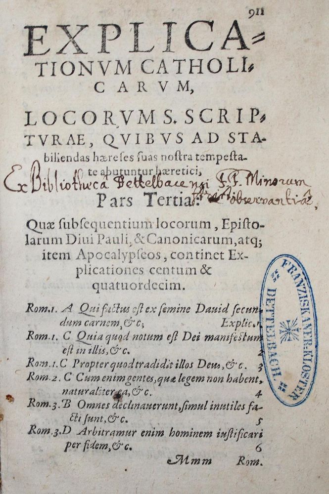 Große Abbildung Nr.1: 122-240 Moncaeus,F.: (Alte Drucke, Handschriften und Theologie)