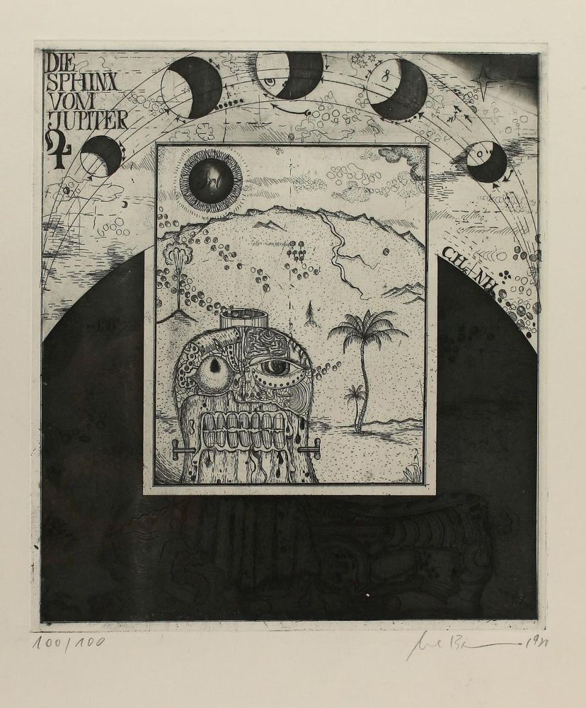 Große Abbildung Nr.3: 122-2419 Bremer, Uwe: (Künstlergraphik)