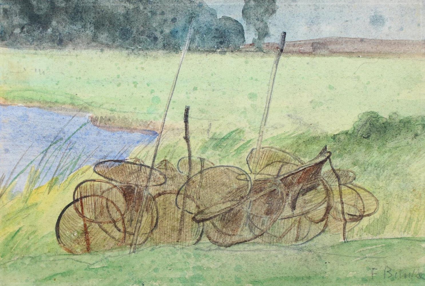 Große Abbildung Nr.1: 122-2435 Bunke, Franz: (Künstlergraphik)