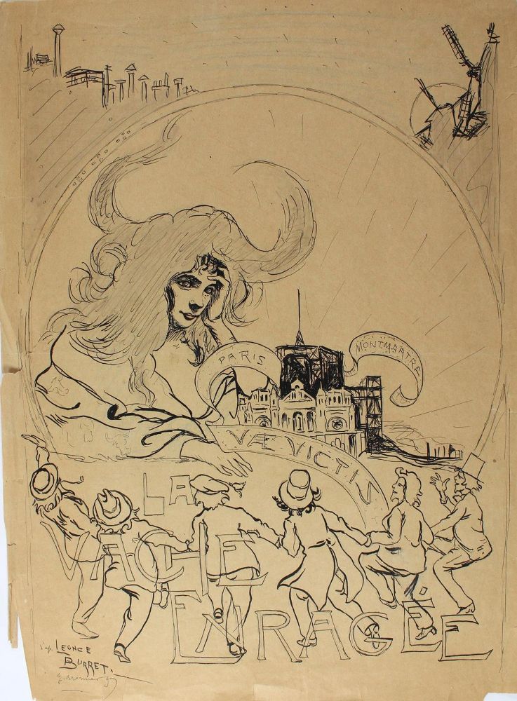 Große Abbildung Nr.1: 122-2439 Burret, Léonce: (Künstlergraphik)