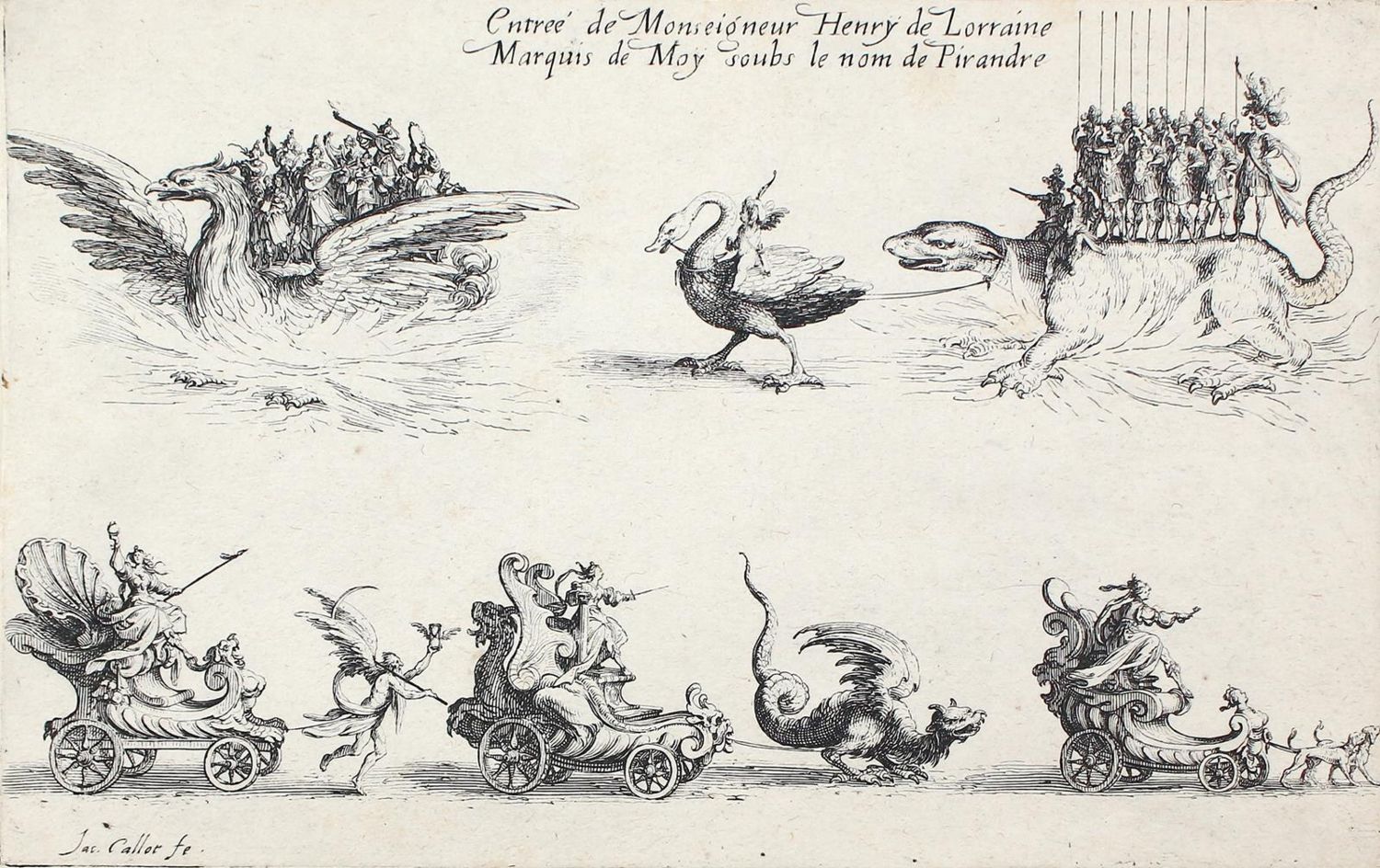 Große Abbildung Nr.1: 122-2446 Callot, Jacques: (Künstlergraphik)