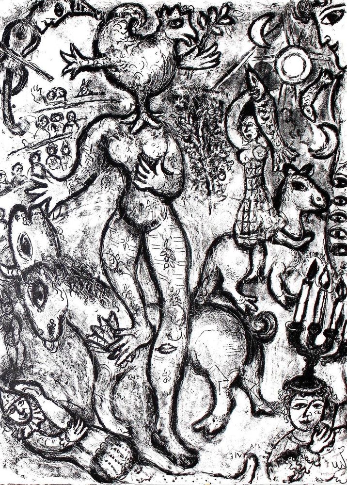 Große Abbildung Nr.1: 122-2485 Chagall, Marc.: (Künstlergraphik)