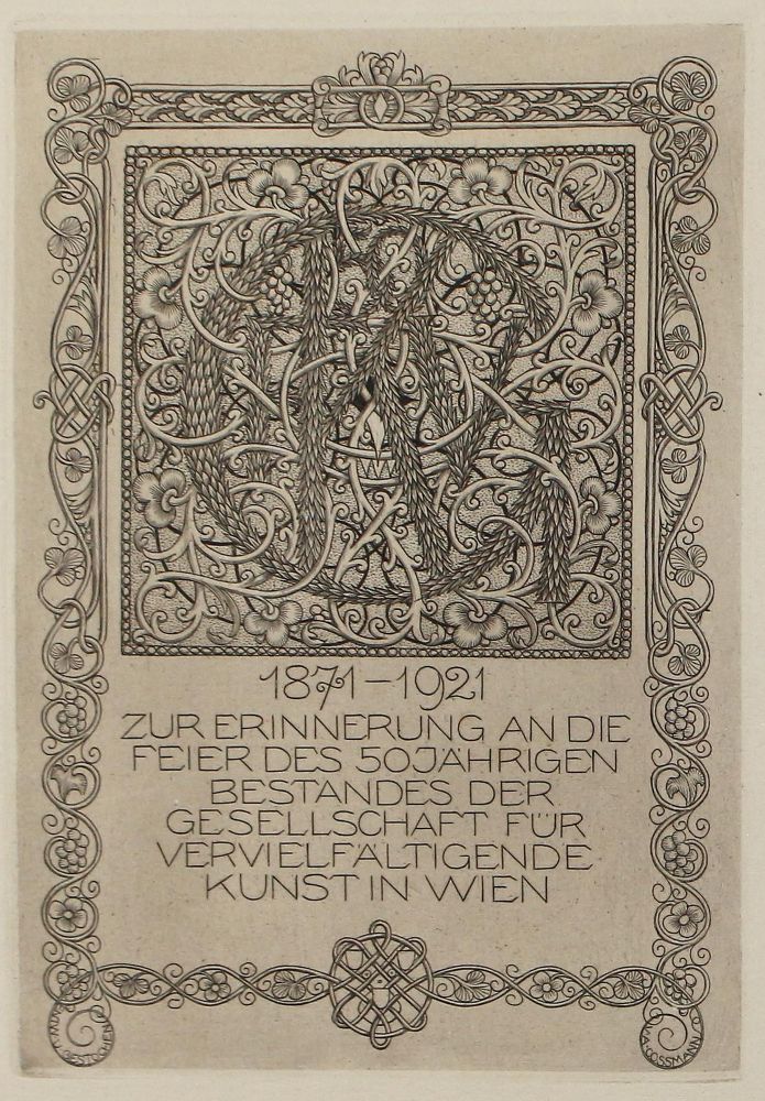 Große Abbildung Nr.1: 122-2528 Cossmann, Alfred: (Künstlergraphik)