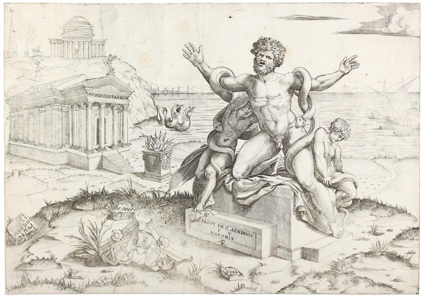 Große Abbildung Nr.1: 122-2560 Dente, Marco (gen. M.da Ravenna,: (Künstlergraphik)