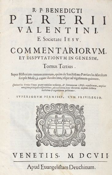 Große Abbildung Nr.1: 122-258 Perera,B.: (Alte Drucke, Handschriften und Theologie)