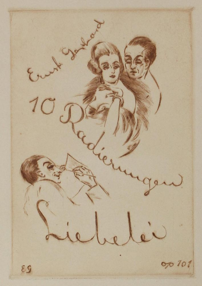 Große Abbildung Nr.1: 122-2642 Gerhard,E.: (Künstlergraphik, Erotika - Galantes)