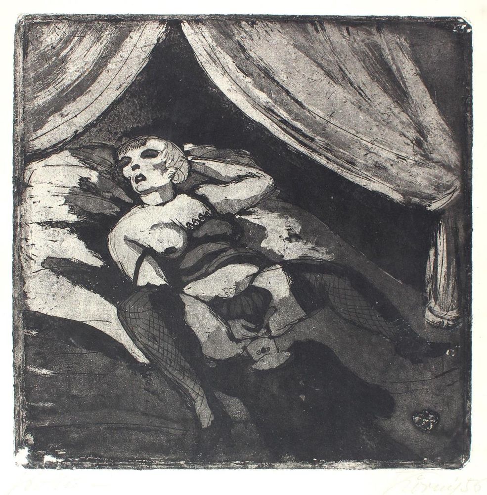 Große Abbildung Nr.1: 122-2647 Körnig, Hans: (Künstlergraphik, Erotika - Galantes)