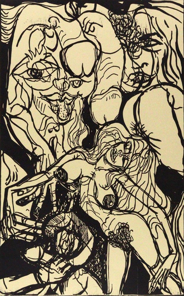 Große Abbildung Nr.1: 122-2657 Naumann, Hermann: (Künstlergraphik, Erotika - Galantes)