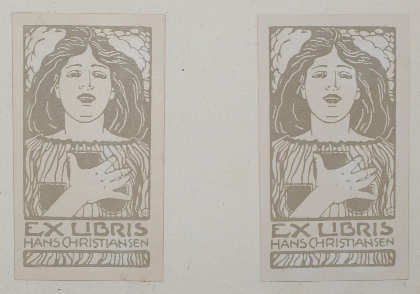 Große Abbildung Nr.1: 122-2675 Christiansen, Hans: (Künstlergraphik, Exlibris)