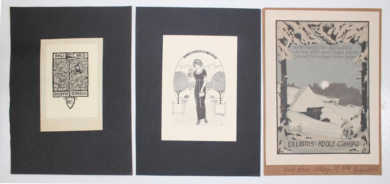 Große Abbildung Nr.2: 122-2678 Jugendstil.: (Künstlergraphik, Exlibris)