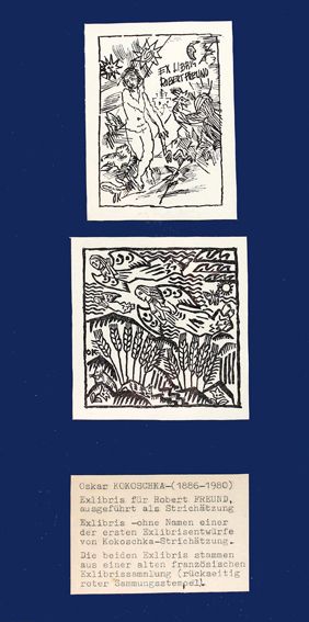 Große Abbildung Nr.1: 122-2679 Kokoschka, Oskar: (Künstlergraphik, Exlibris)
