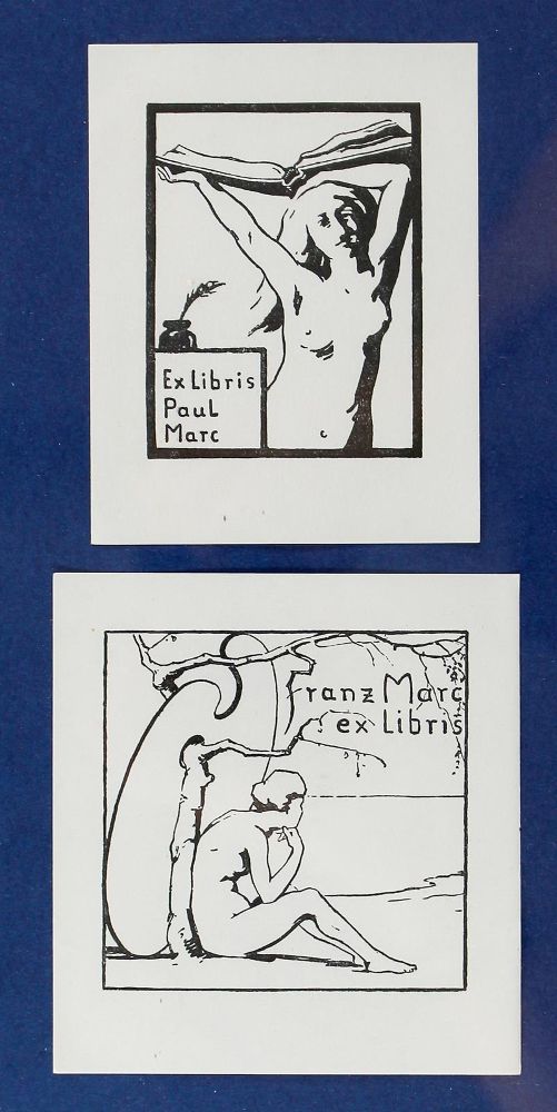 Große Abbildung Nr.1: 122-2680 Marc, Franz: (Künstlergraphik, Exlibris)