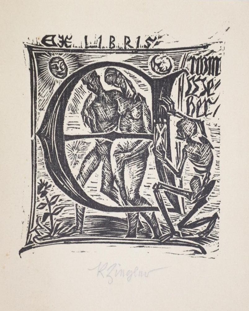 Große Abbildung Nr.2: 122-2685 Ziegler, Richard: (Künstlergraphik, Exlibris)