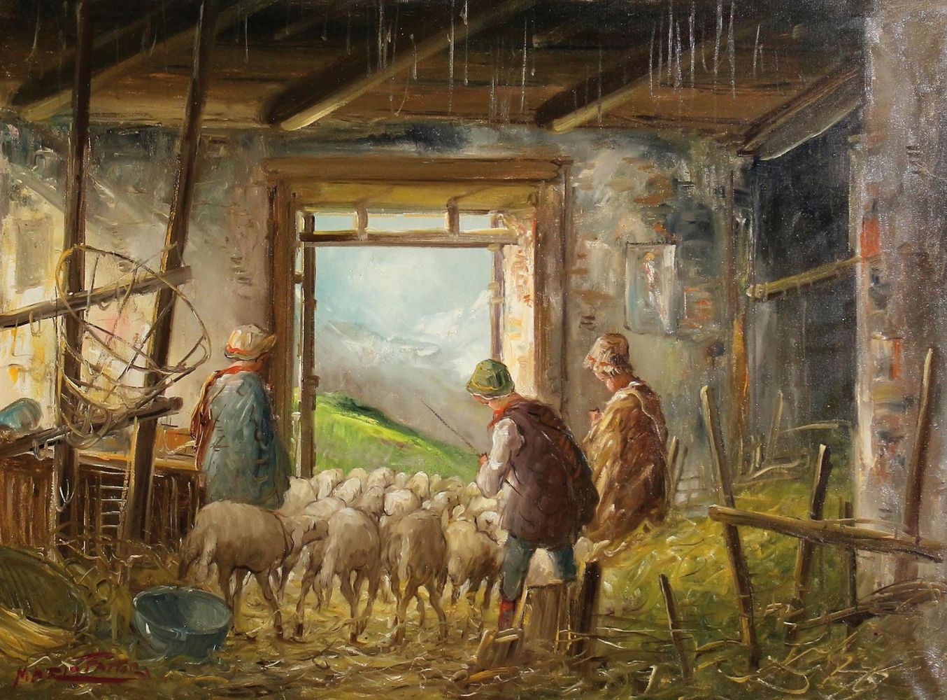 Große Abbildung Nr.1: 122-2690 Fattori, Mario: (Künstlergraphik)