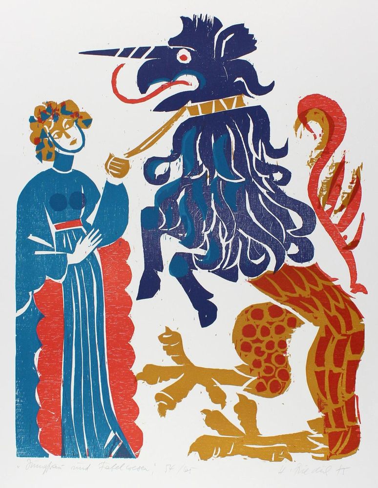 Große Abbildung Nr.1: 122-2727 Friedrich, Heinz: (Künstlergraphik)