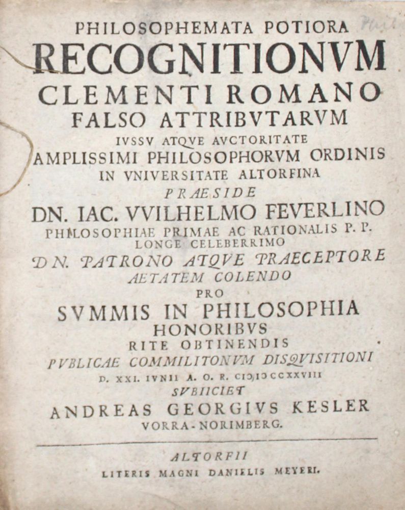 Große Abbildung Nr.1: 122-275 Sammlung: (Alte Drucke, Handschriften und Theologie)