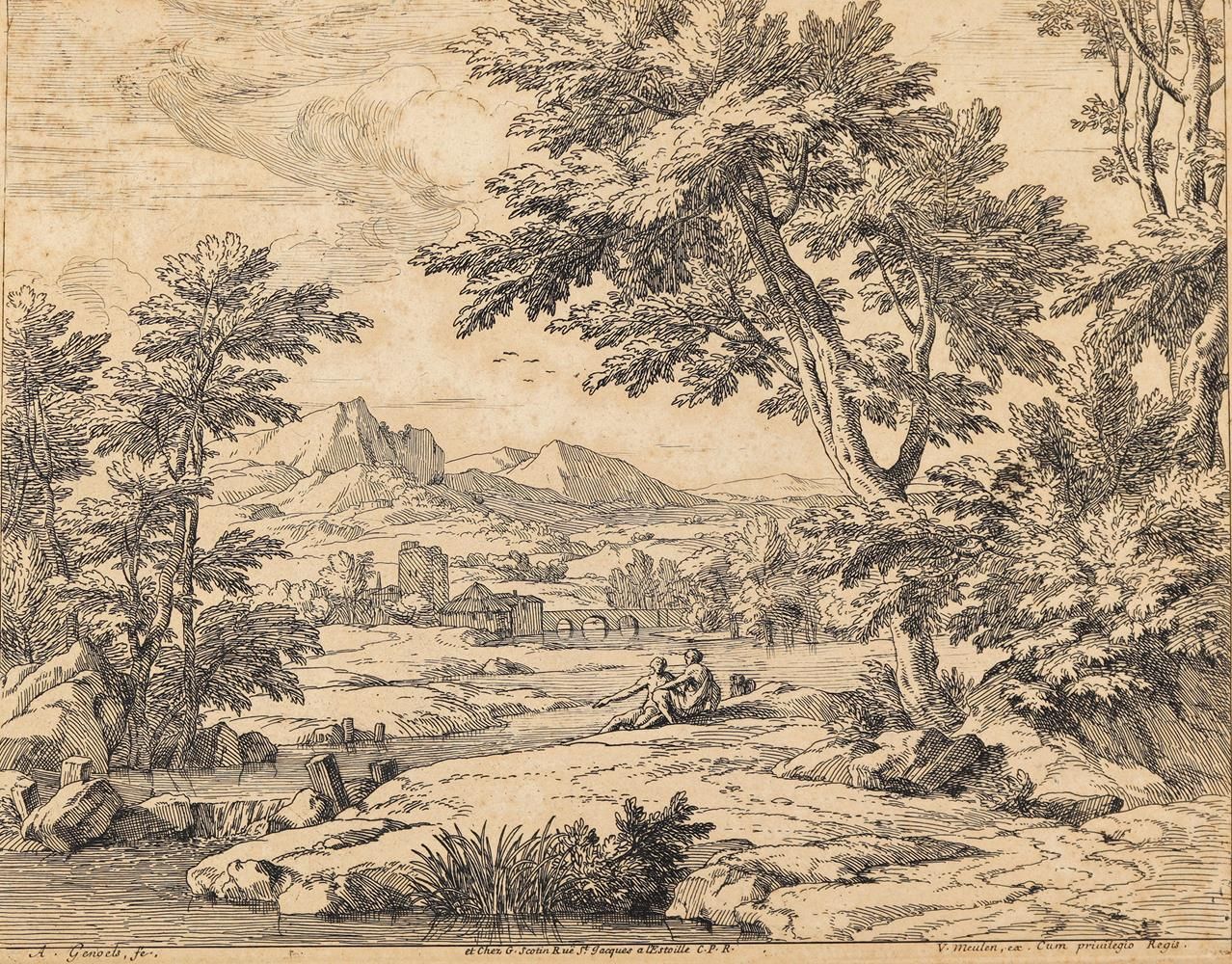 Große Abbildung Nr.2: 122-2758 Genoels, Abraham: (Künstlergraphik)