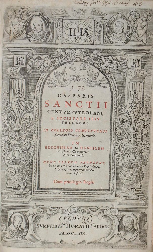 Große Abbildung Nr.1: 122-279 Sanchez,G.: (Alte Drucke, Handschriften und Theologie)
