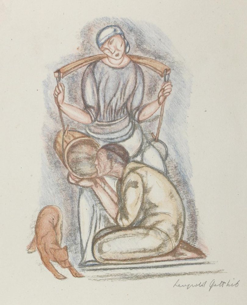Große Abbildung Nr.1: 122-2790 Gottlieb, Leopold: (Künstlergraphik)