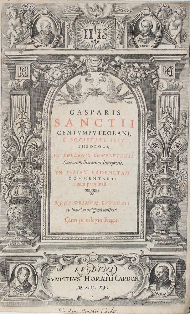Große Abbildung Nr.1: 122-281 Sanchez,G.: (Alte Drucke, Handschriften und Theologie)