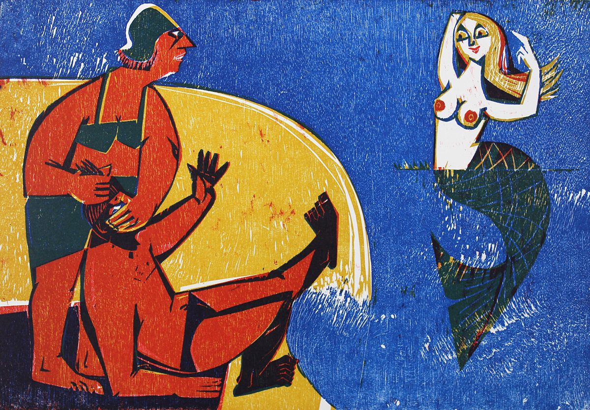 Große Abbildung Nr.1: 122-2817 Grimm, Gerhard: (Künstlergraphik)