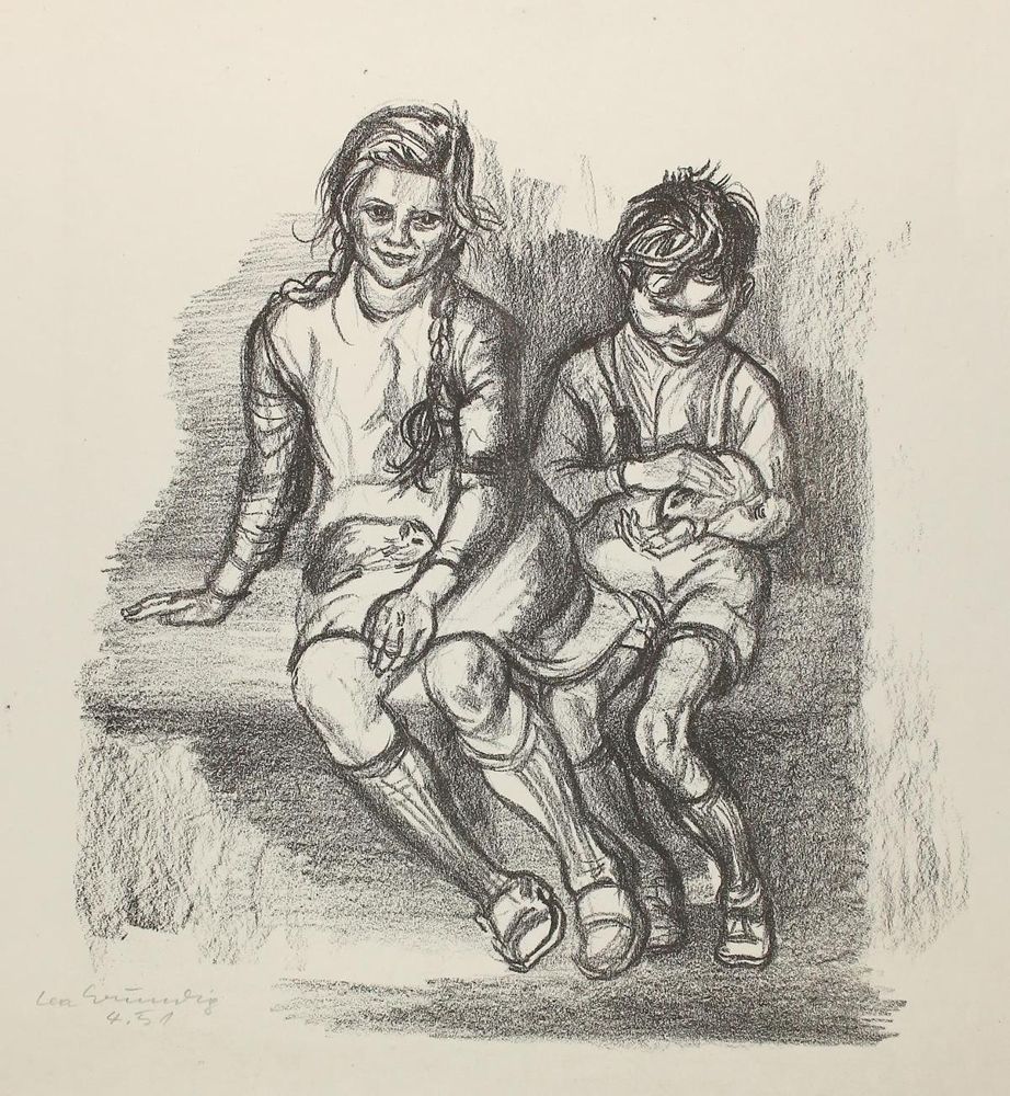 Große Abbildung Nr.1: 122-2823 Grundig, Lea: (Künstlergraphik)