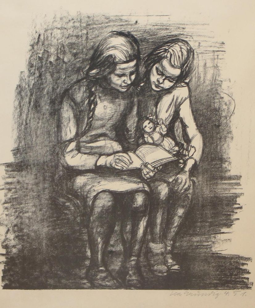 Große Abbildung Nr.1: 122-2824 Grundig, Lea: (Künstlergraphik)
