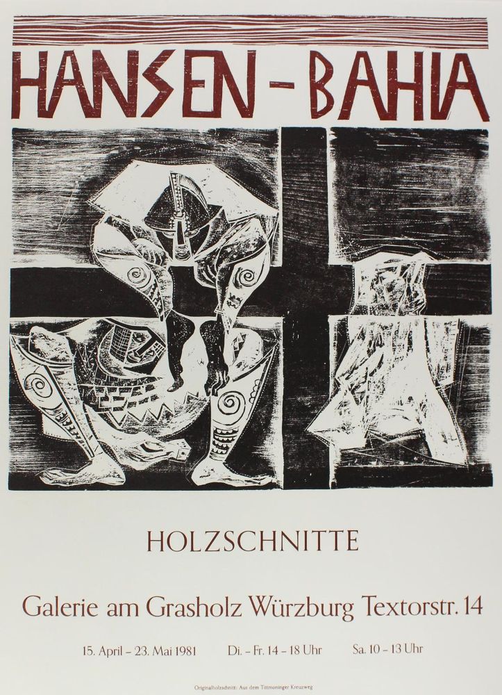 Große Abbildung Nr.1: 122-2850 Hansen-Bahia, Karl-Heinz: (Künstlergraphik)