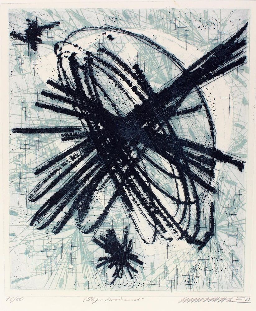 Große Abbildung Nr.1: 122-2851 Hans Hartung: (Künstlergraphik)