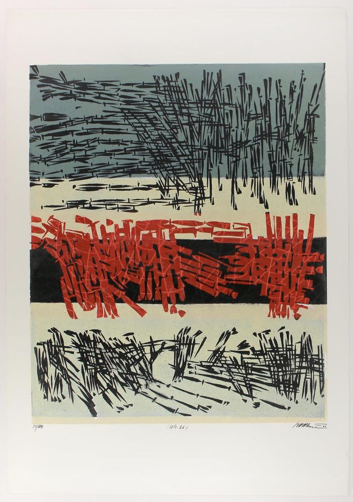 Große Abbildung Nr.3: 122-2851 Hans Hartung: (Künstlergraphik)