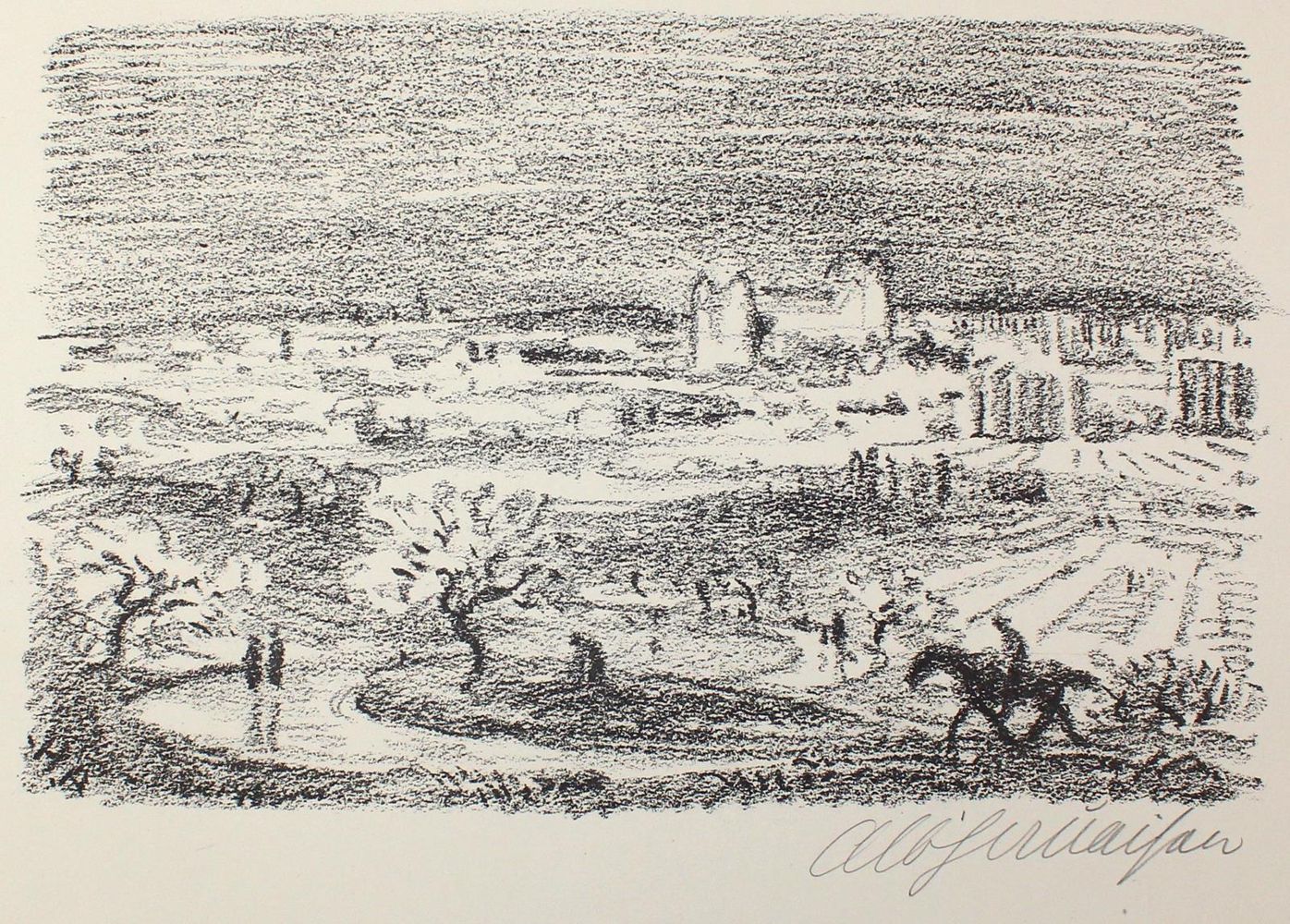 Große Abbildung Nr.1: 122-2856 Haueisen, Albert: (Künstlergraphik)