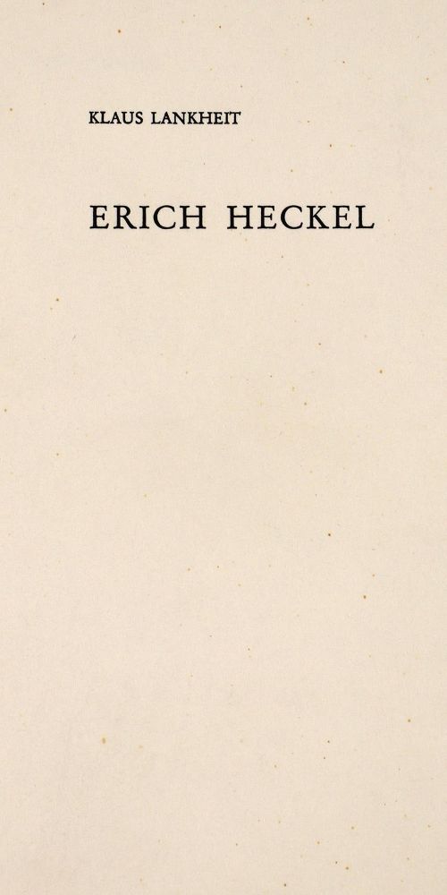 Große Abbildung Nr.3: 122-2859 Heckel, Erich: (Künstlergraphik)