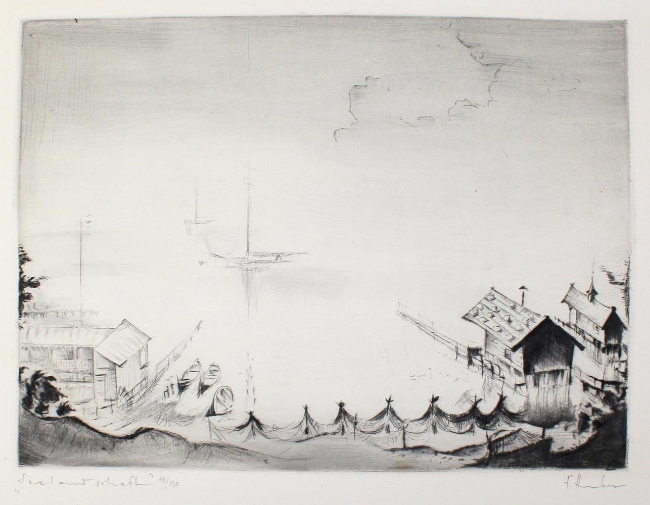 Große Abbildung Nr.1: 122-2879 Heubner, Friedrich: (Künstlergraphik)