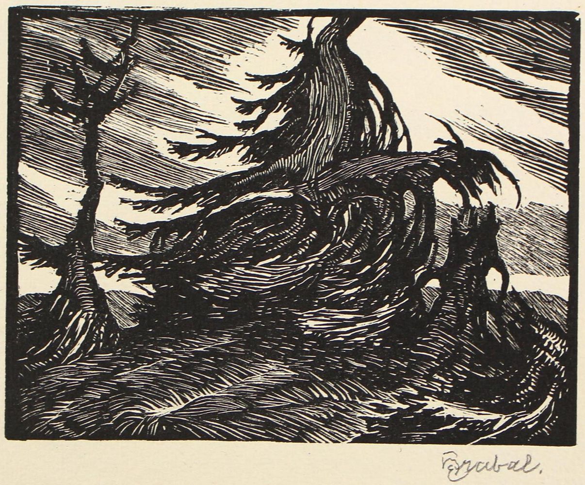 Große Abbildung Nr.1: 122-2905 Hrabal, Ernst: (Künstlergraphik)