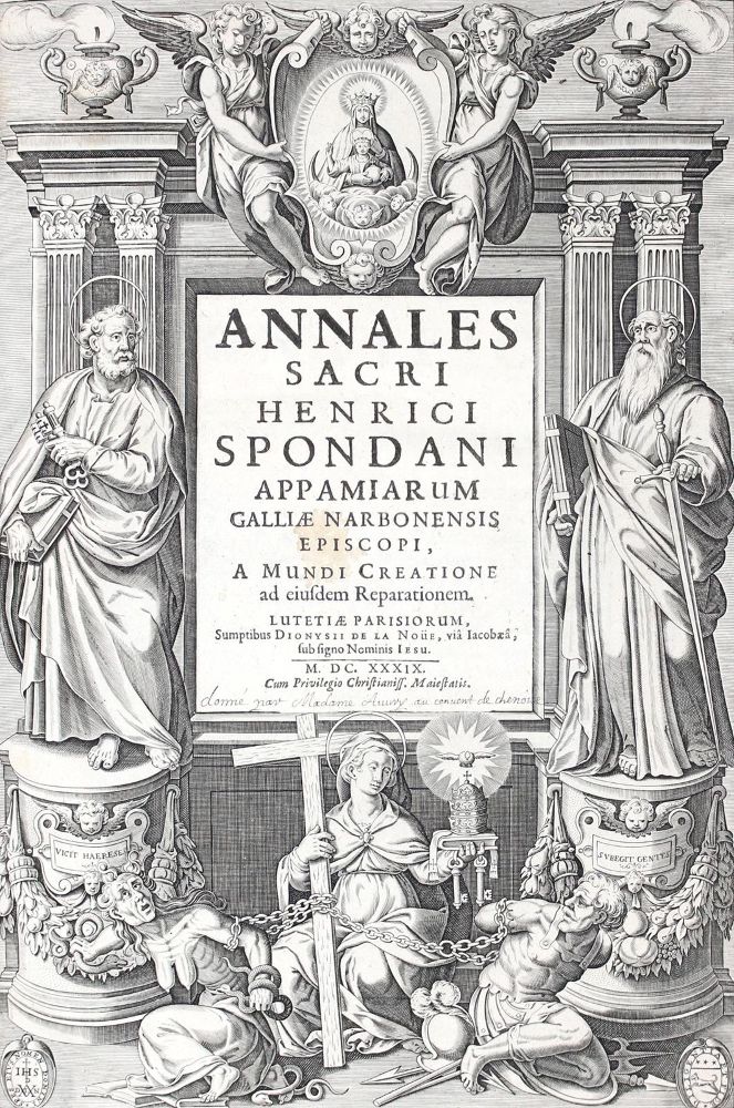 Große Abbildung Nr.1: 122-292 Spondanus,H.: (Alte Drucke, Handschriften und Theologie)
