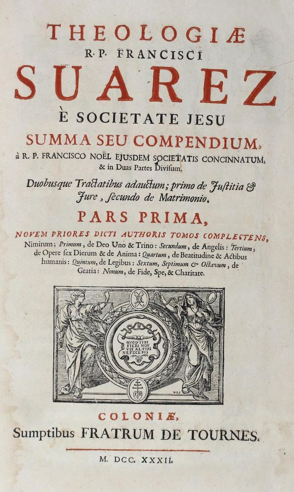 Große Abbildung Nr.1: 122-297 Suarez,F.: (Alte Drucke, Handschriften und Theologie)