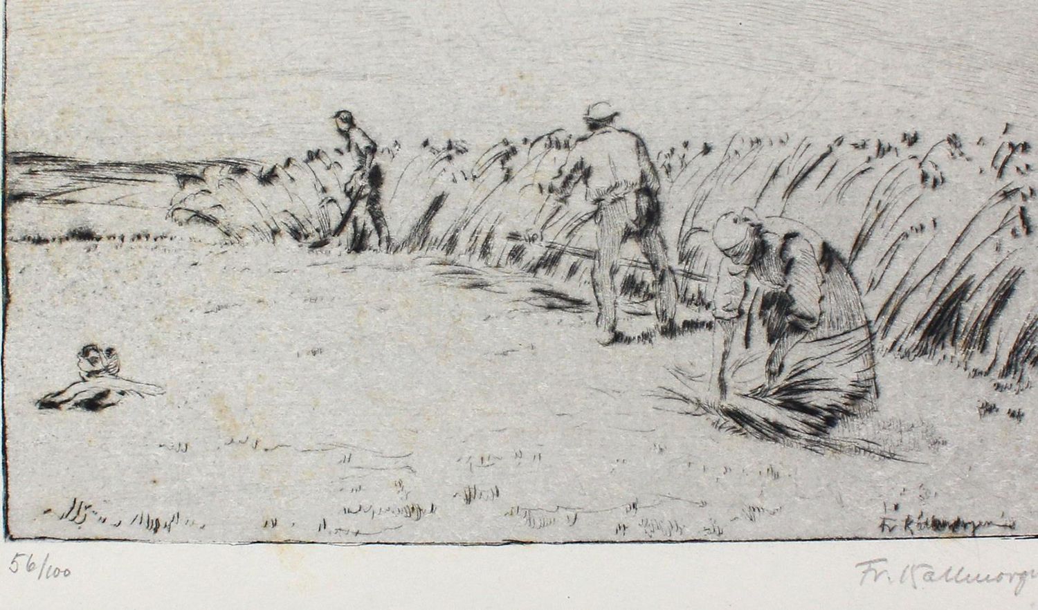 Große Abbildung Nr.1: 122-2998 Kallmorgen, Friedrich: (Künstlergraphik)