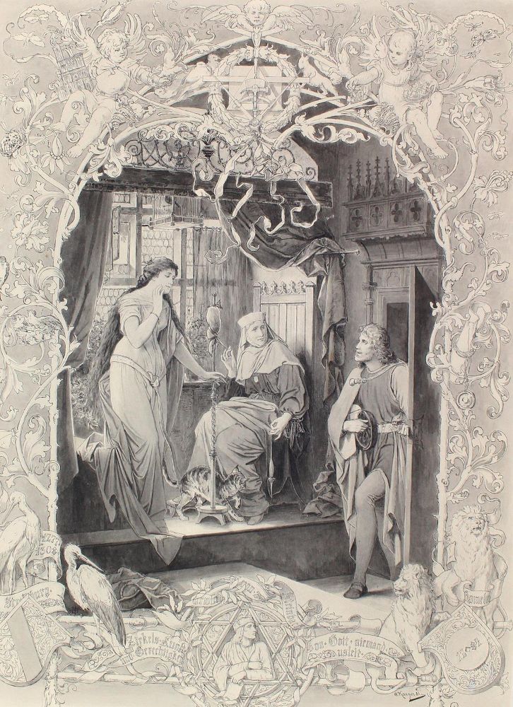 Große Abbildung Nr.1: 122-3001 Karger, Karl: (Künstlergraphik)