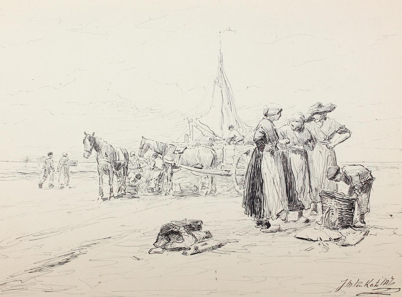 Große Abbildung Nr.2: 122-3004 Kate, Johann Mari Henri ten: (Künstlergraphik)