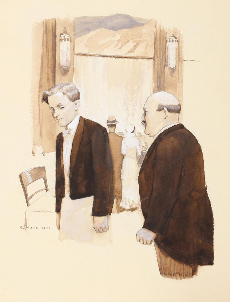 Große Abbildung Nr.1: 122-3024 Kirchner, Eugen: (Künstlergraphik)