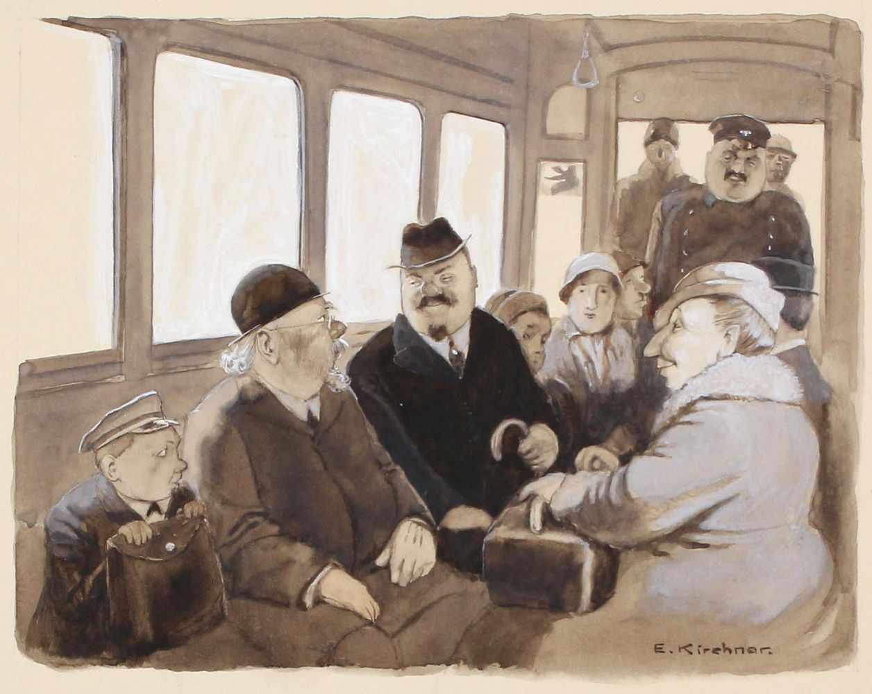 Große Abbildung Nr.1: 122-3028 Kirchner, Eugen: (Künstlergraphik)